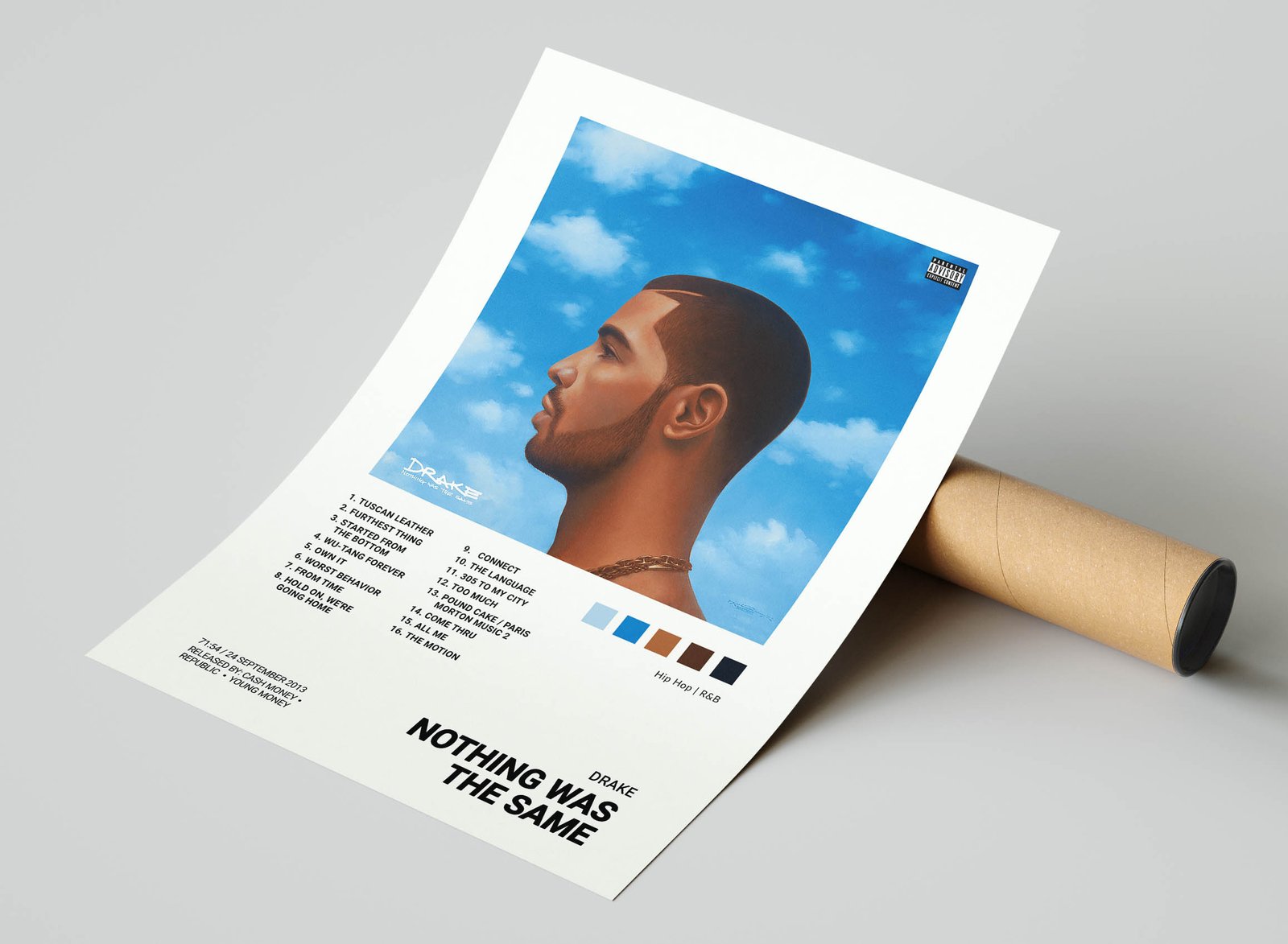Drake - Nothing Was the Same Album Cover Poster | Architeg Prints